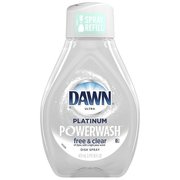 Dawn Powerwash Dish Soap Spray Refill, 16 oz, Liquid, Free and Clear Scent, Clear 65739